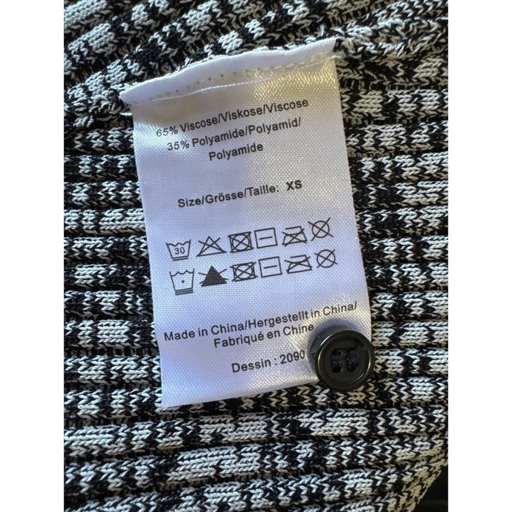Baum Und Pferdgarten Cabriola Rib Knit Button Front Midi Dress Size XS - Picture 4 of 8